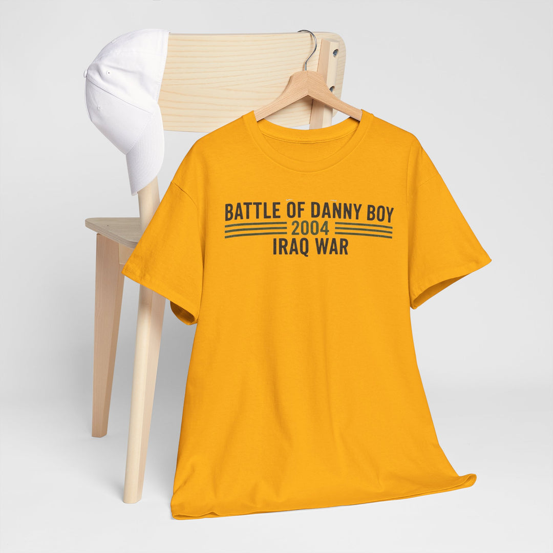 Battle of Danny Boy T-Shirt — Op Telic Iraq 2004 Military Heritage