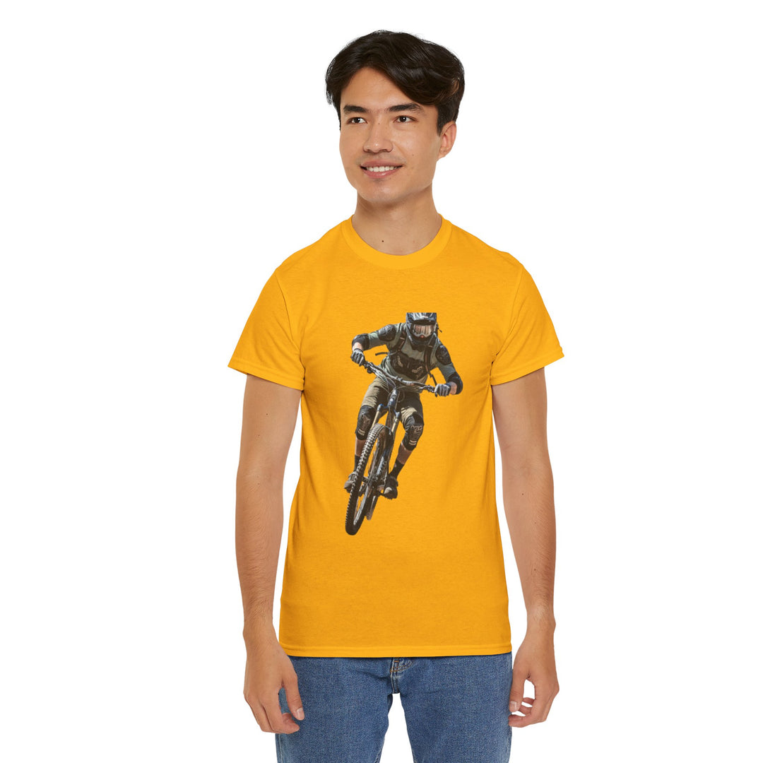 Downhill MTB Rider Graphic Tee