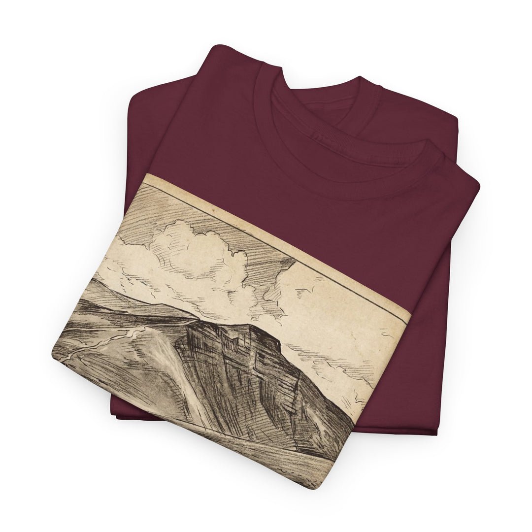 Pen y Fan Summit Coordinates T-Shirt — Vintage Mountain Peak Tee