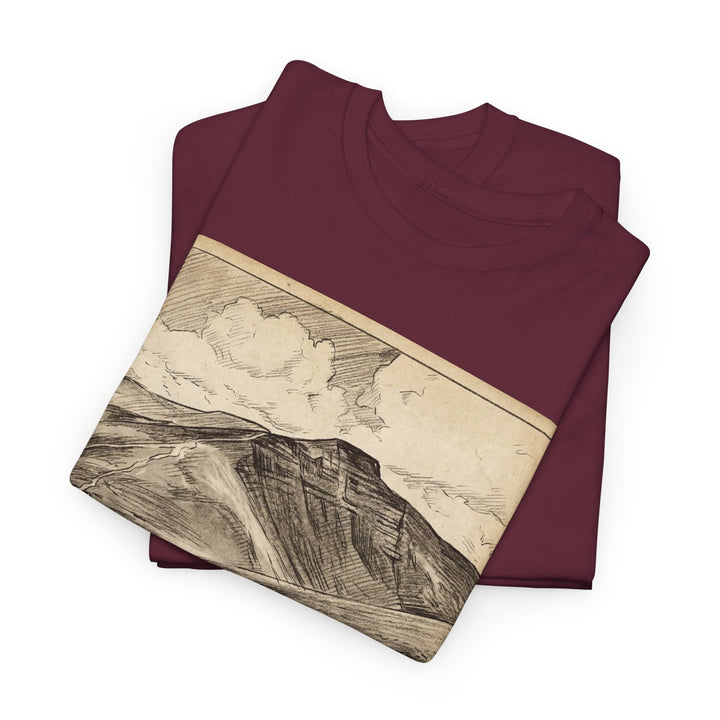 Pen y Fan Summit Coordinates T-Shirt — Vintage Mountain Peak Tee