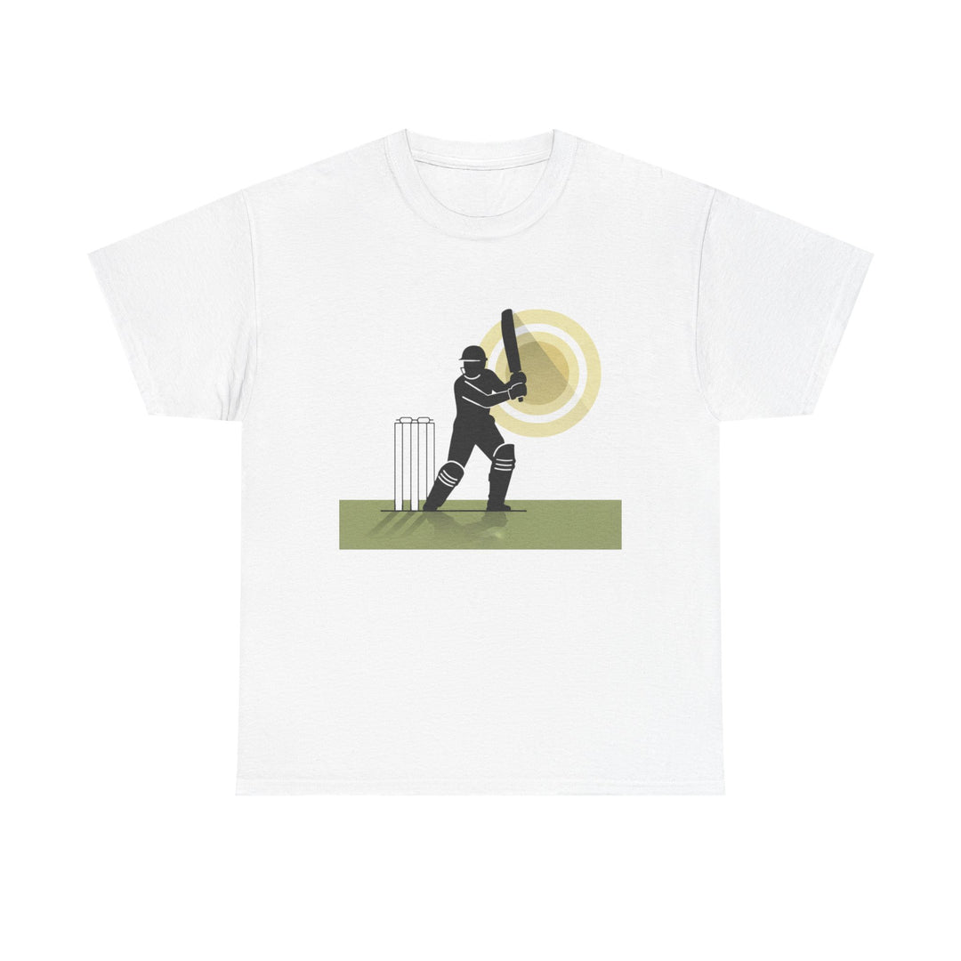 Cricket Player Silhouette T-Shirt