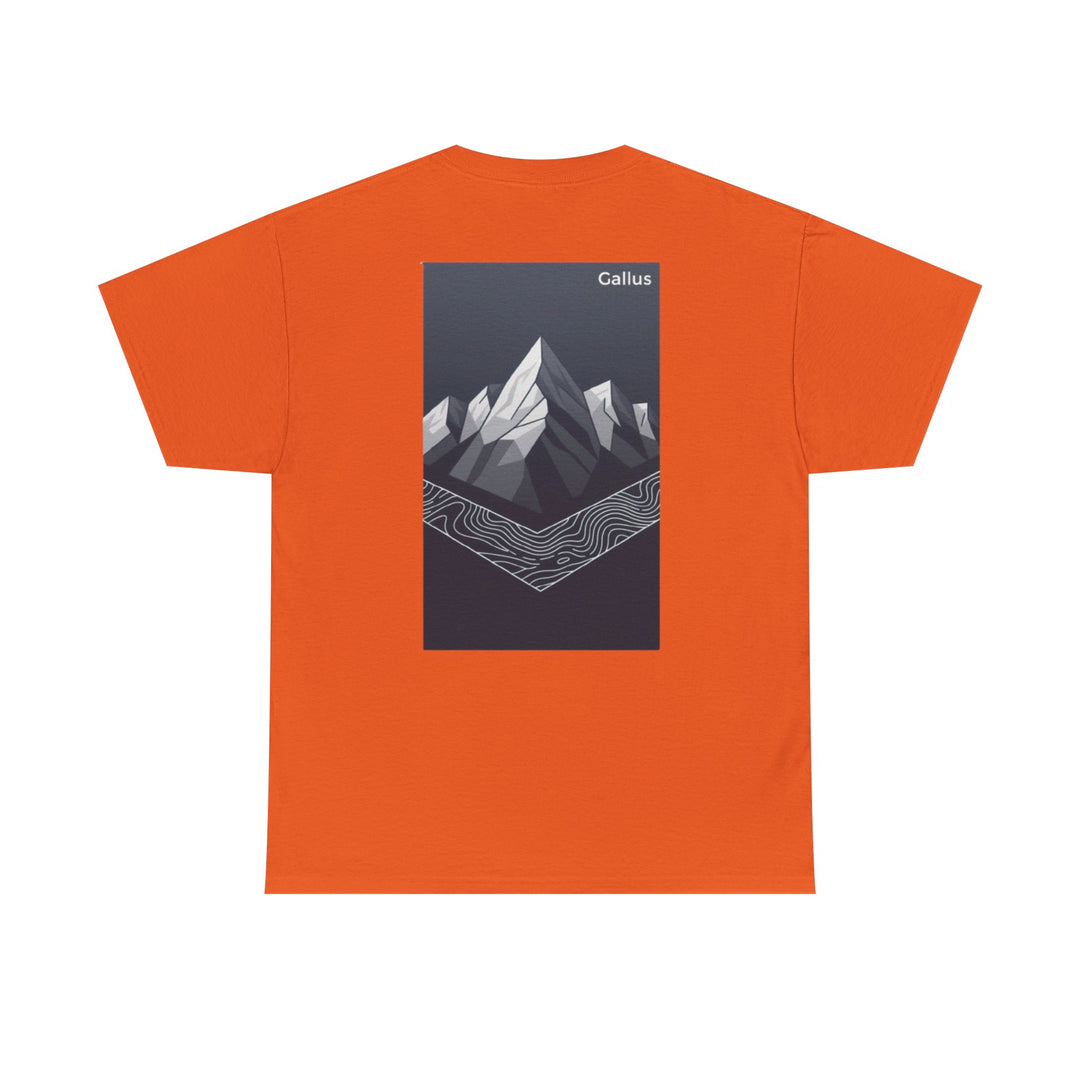 Mountain Graphic Tee — Gallus Logo Adventure T‑Shirt