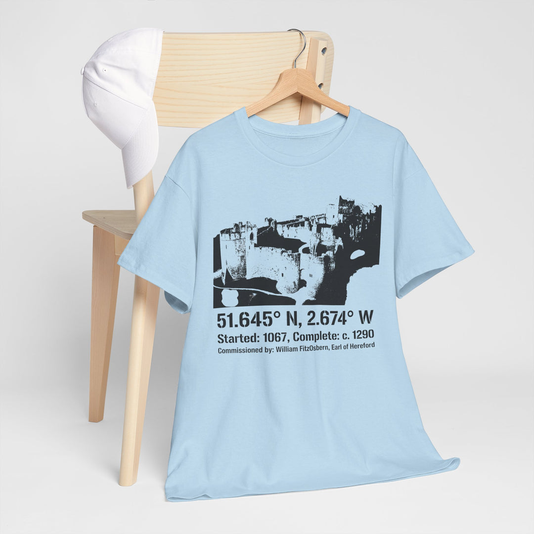 Chepstow Castle T‑Shirt — Historic Landmark Tee for Castle Lovers &amp; Travelers