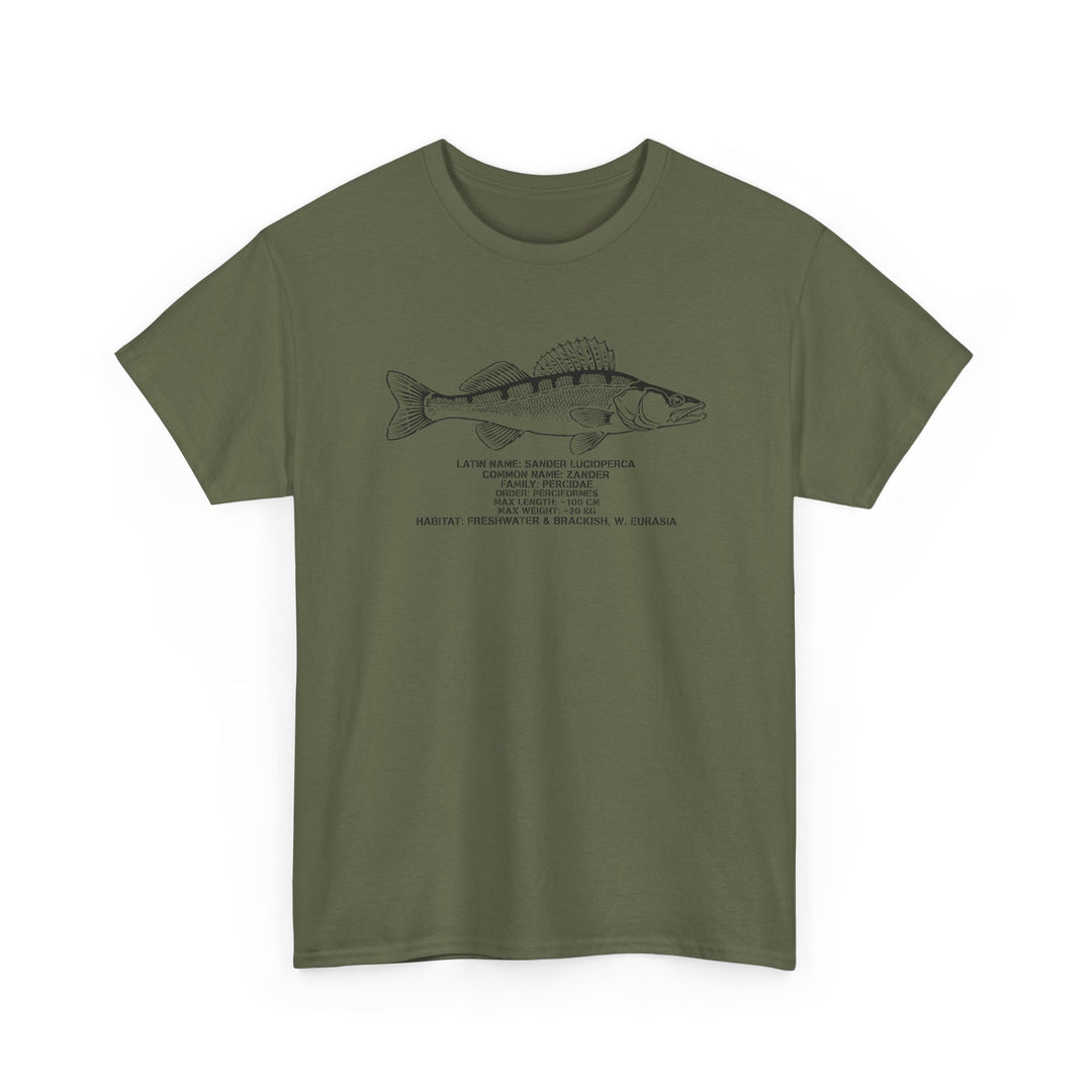 Walleye Fish (Zander) Illustration Tee | Fishing T-Shirt