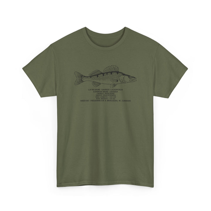 Walleye Fish (Zander) Illustration Tee | Fishing T-Shirt