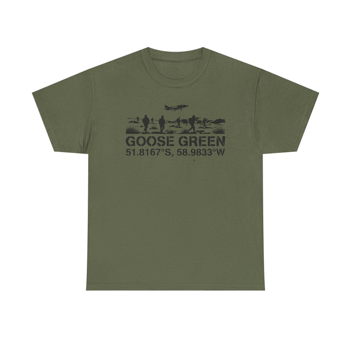 Goose Green 1982 T-Shirt — Falklands War Heritage Graphic