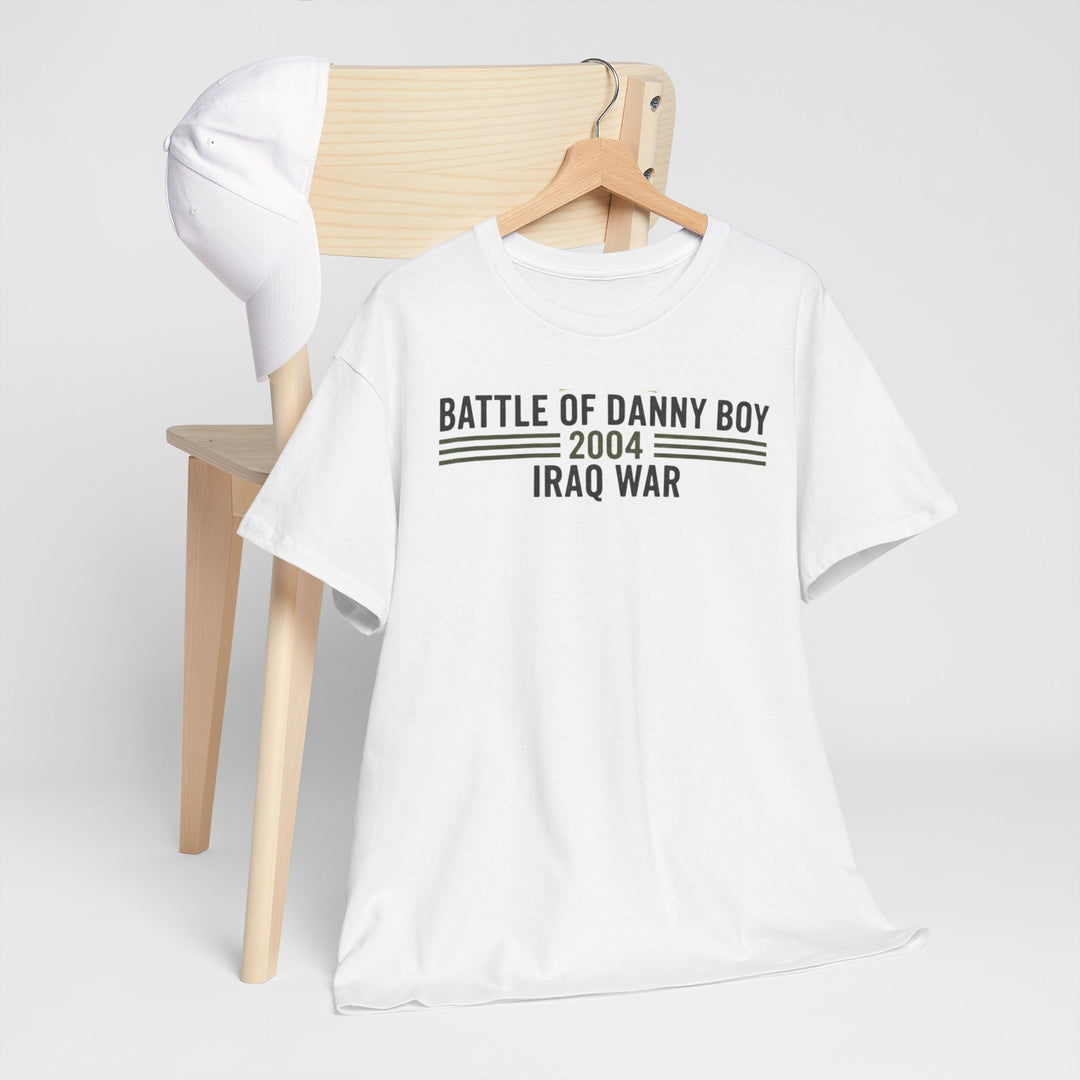 Battle of Danny Boy T-Shirt — Op Telic Iraq 2004 Military Heritage