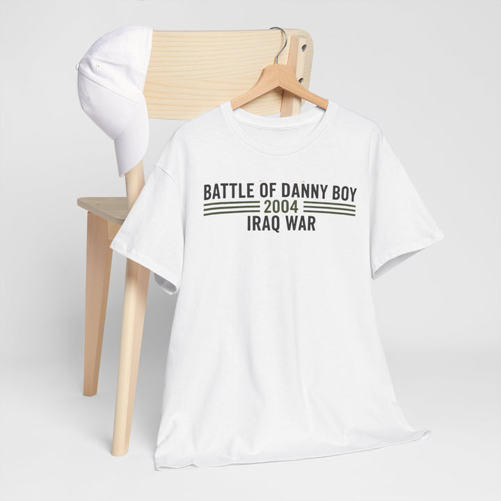 Battle of Danny Boy T-Shirt — Op Telic Iraq 2004 Military Heritage