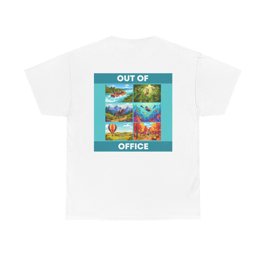 Out of Office Tee — Travel Scenes Graphic T-Shirt