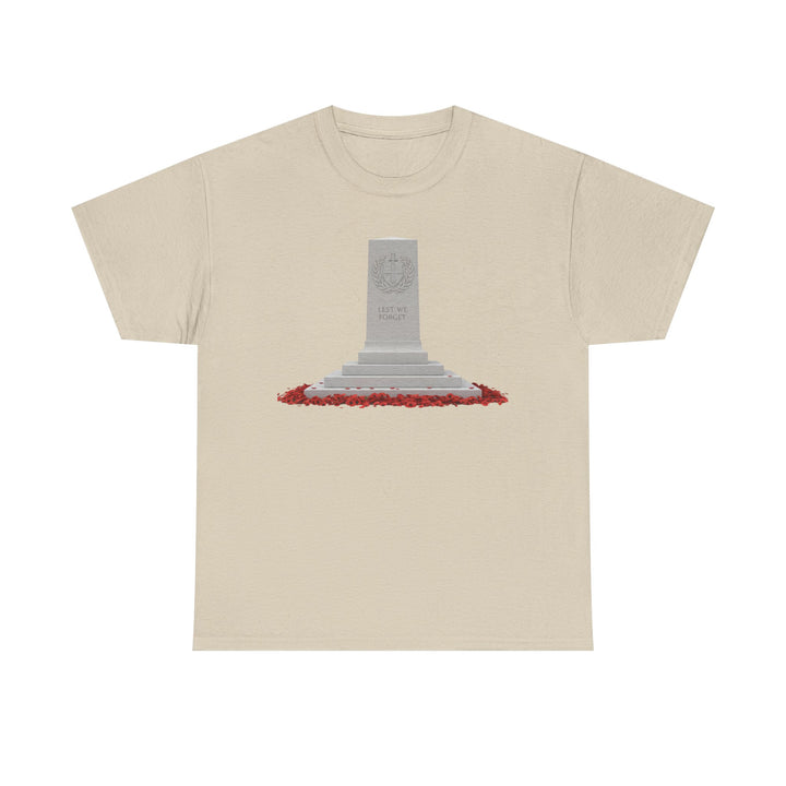 Cenotaph Memorial Tee — Tribute &amp; Remembrance Shirt