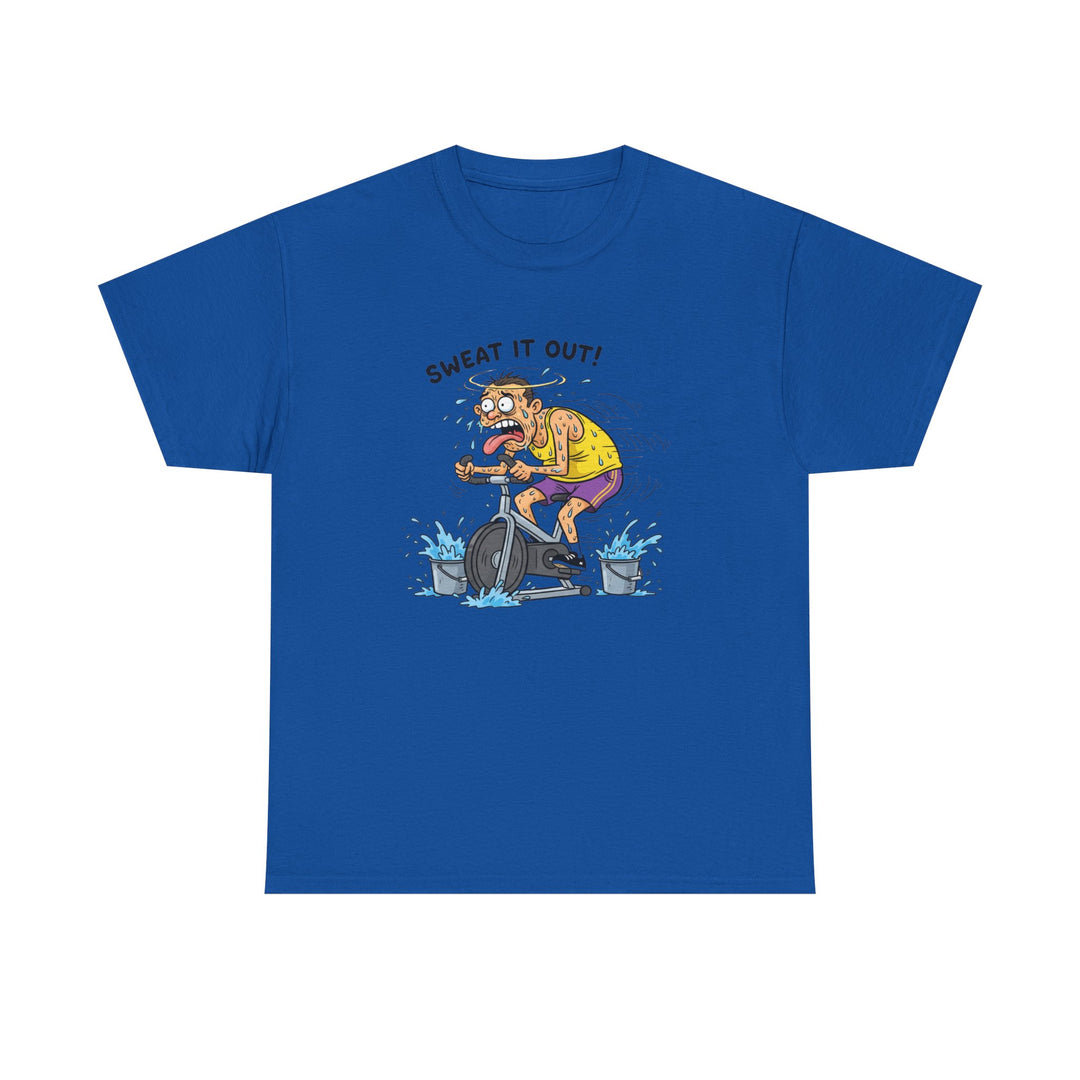 Stay laughing while cycling with the Funny Spin Bike T-Shirt. Comfortable cotton with a witty design, ideal for spin sessions and gym workouts.