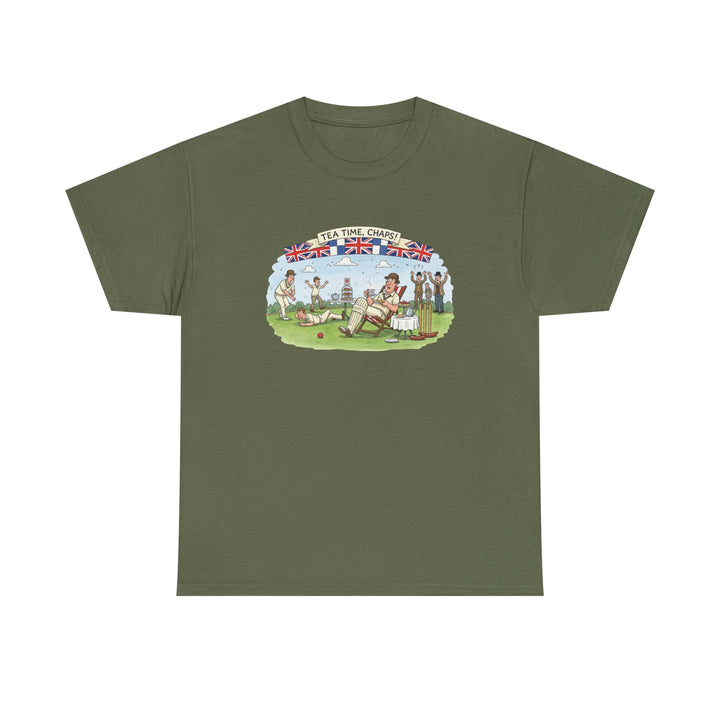 Cricket Tea Time Graphic T-Shirt for Fans