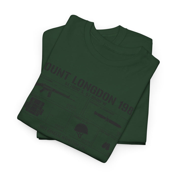 Mount Longdon 1982 T-Shirt — Falklands War Heritage Graphic