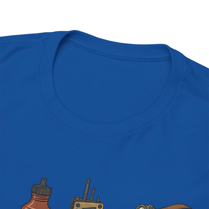 MTB Gear Layout T-Shirt — Mountain Bike Essentials Tee