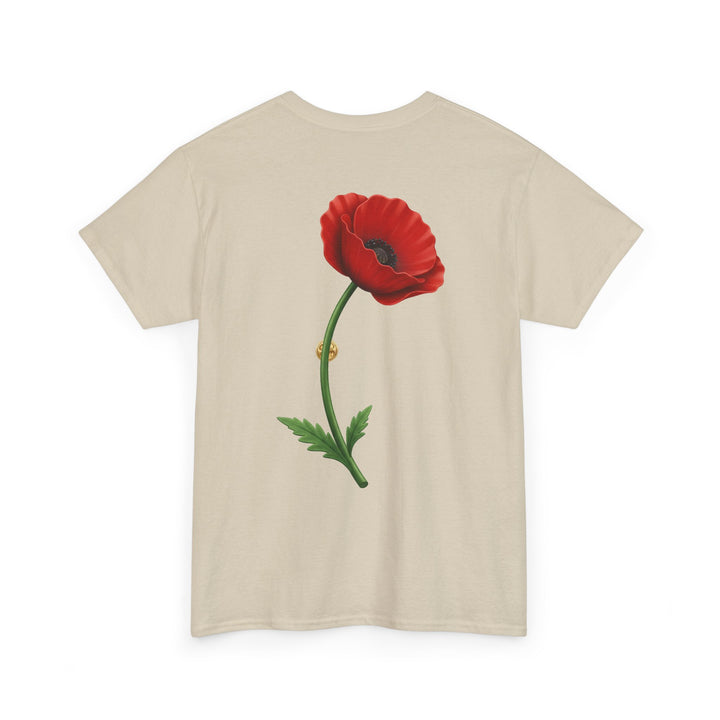 Poppy Single Bloom T-Shirt — Remembrance — alternate product image 7
