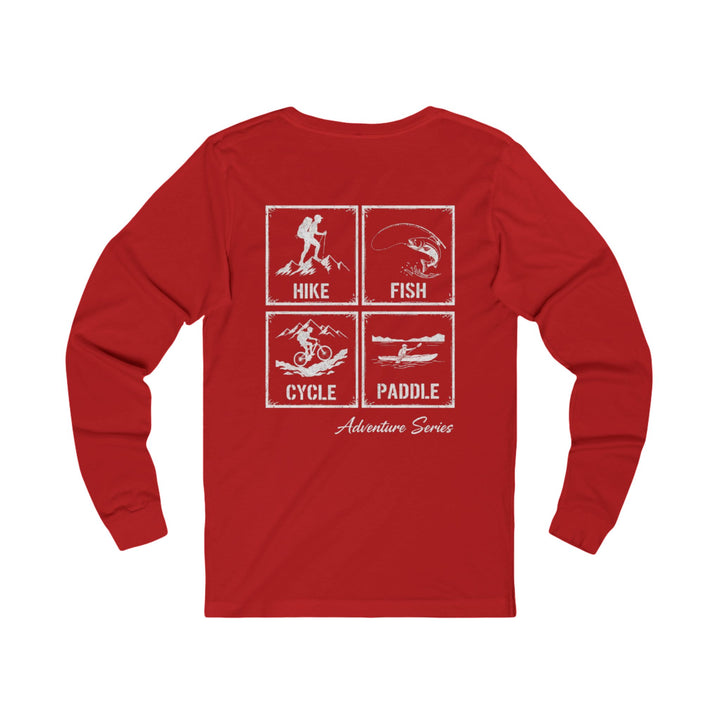 Adventure Series Long Sleeve Tee — Hike • Fish • Cycle • Paddle