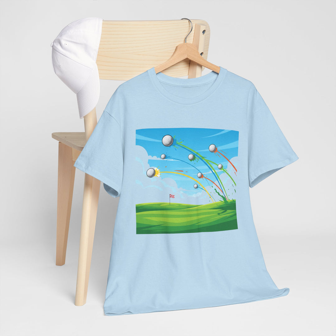 Golf Ball Flight T-Shirt | Golf Graphic Tee