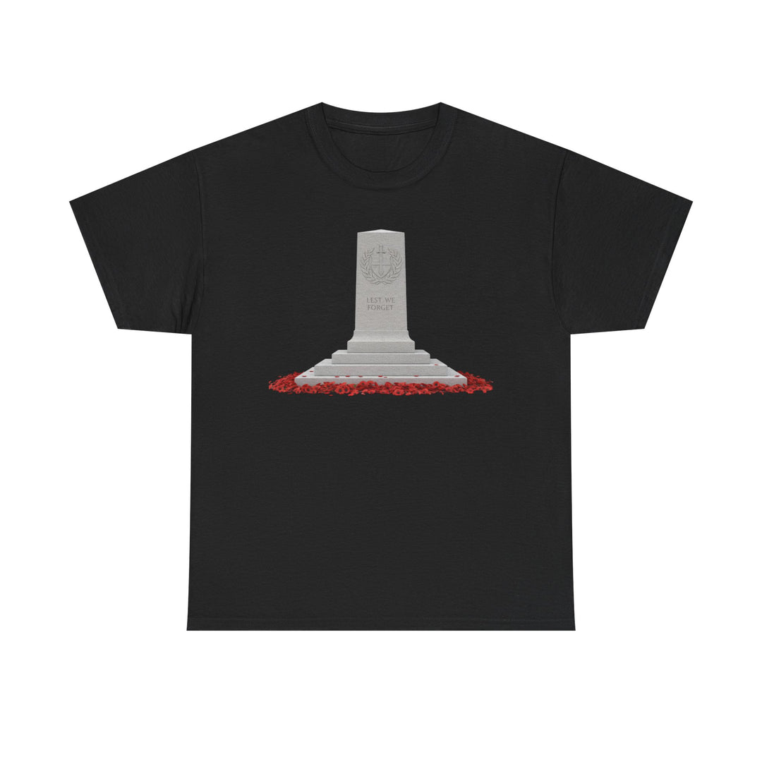 Cenotaph Memorial Tee — Tribute &amp; Remembrance Shirt