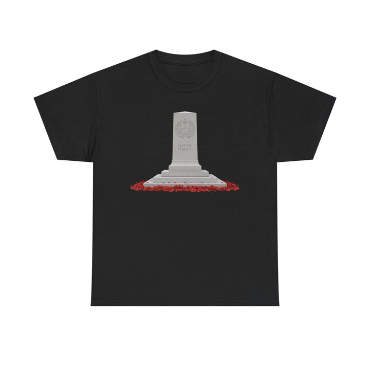 Cenotaph Memorial Tee — Tribute &amp; Remembrance Shirt