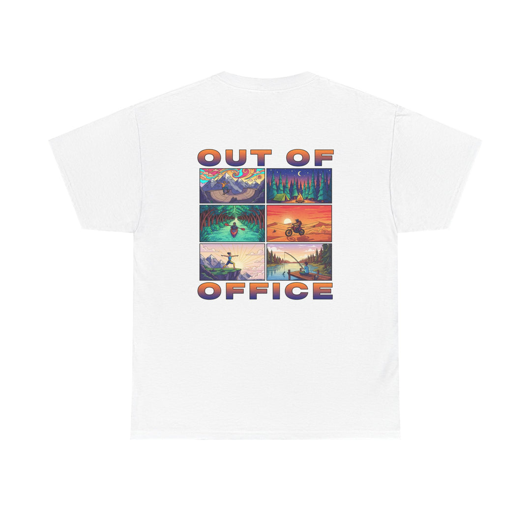 Out of Office T-Shirt — Retro Adventure Vacation Tee