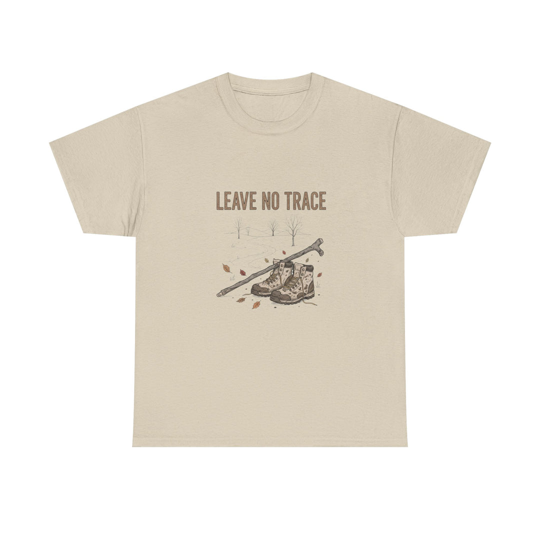 Leave No Trace Countryside Tee – a soft, breathable cotton T-shirt promoting respect for nature and responsible outdoor living.