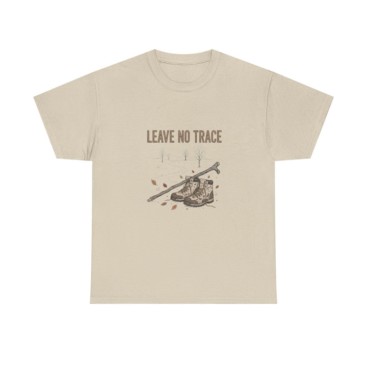 Leave No Trace Countryside Tee – a soft, breathable cotton T-shirt promoting respect for nature and responsible outdoor living.