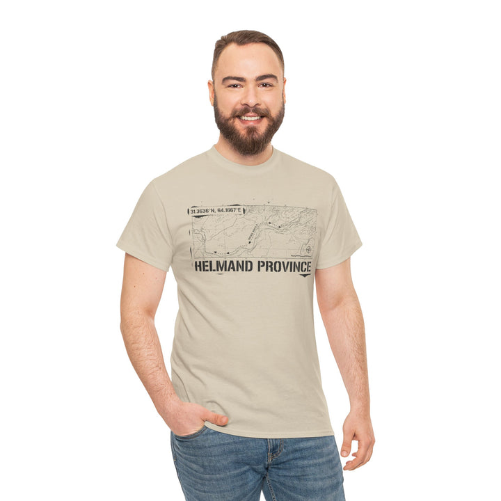 Op Herrick Helmand Province Map T-Shirt - Green Zone Military Graphic Tee