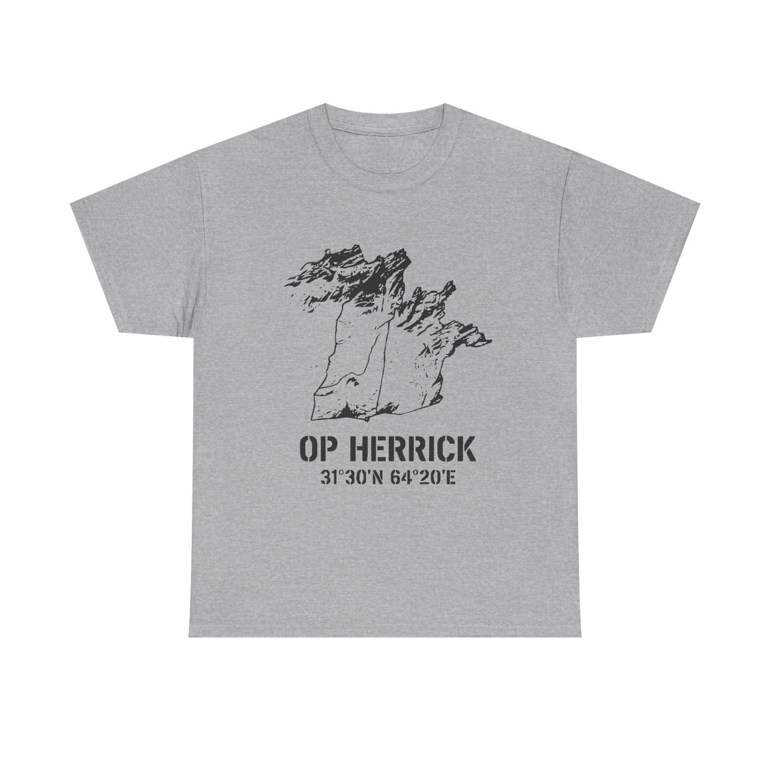 Op Herrick Lashkar Gah Coordinates T-Shirt - Helmand Province Military Graphic Tee