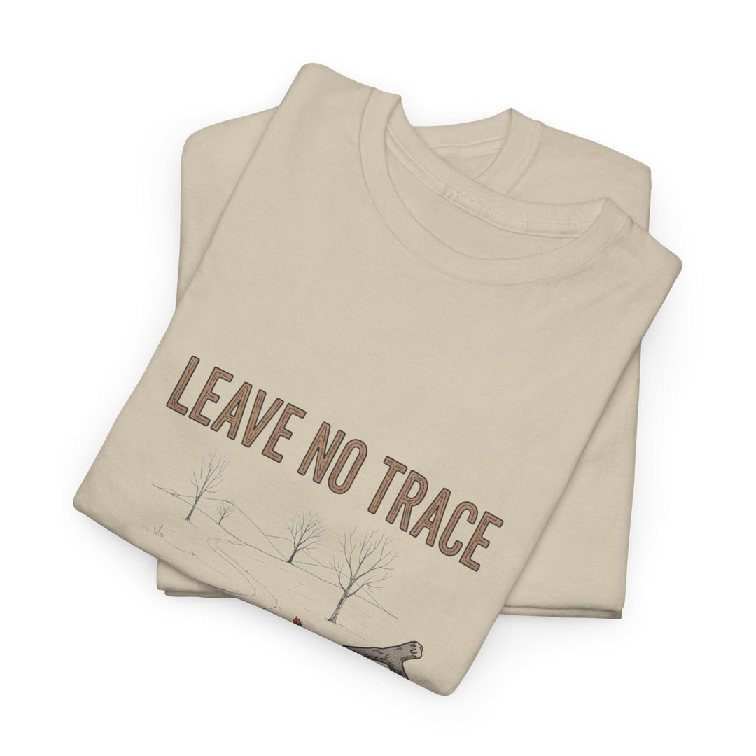 Leave No Trace Countryside Tee – a soft, breathable cotton T-shirt promoting respect for nature and responsible outdoor living.