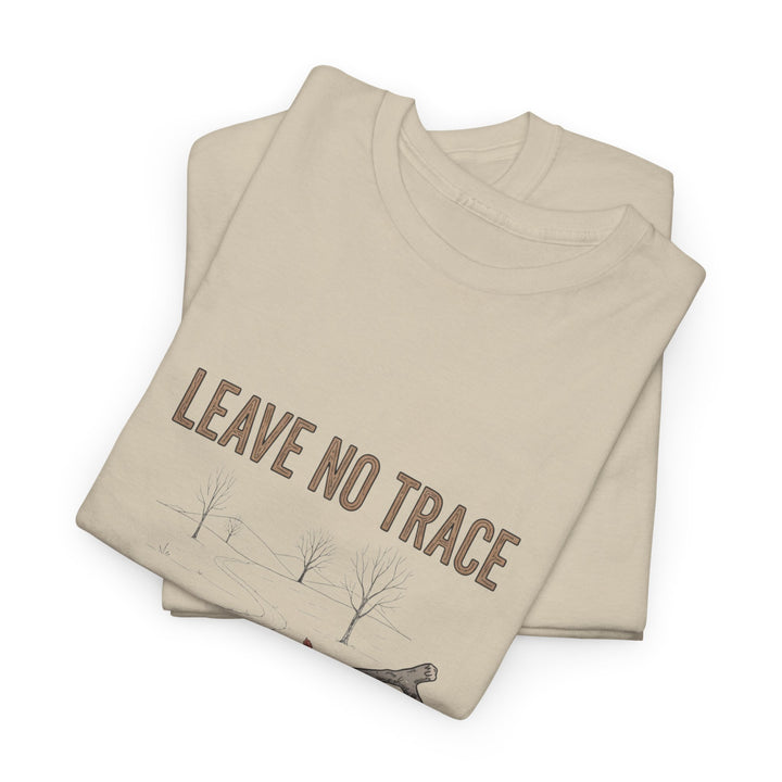 Leave No Trace Countryside Tee – a soft, breathable cotton T-shirt promoting respect for nature and responsible outdoor living.
