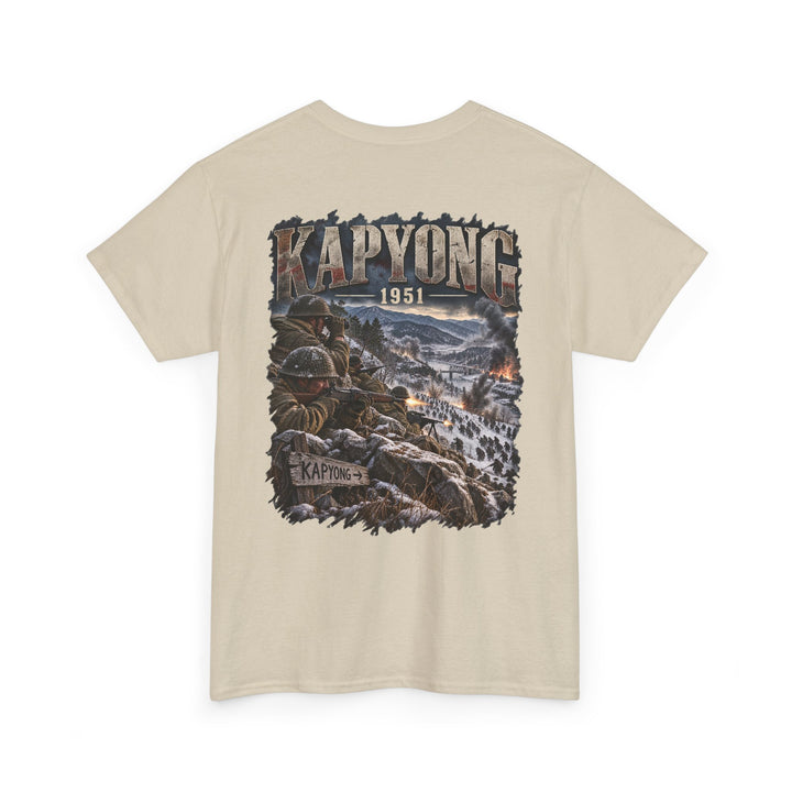 Kapyong 1951 Vintage Battle Scene Tee