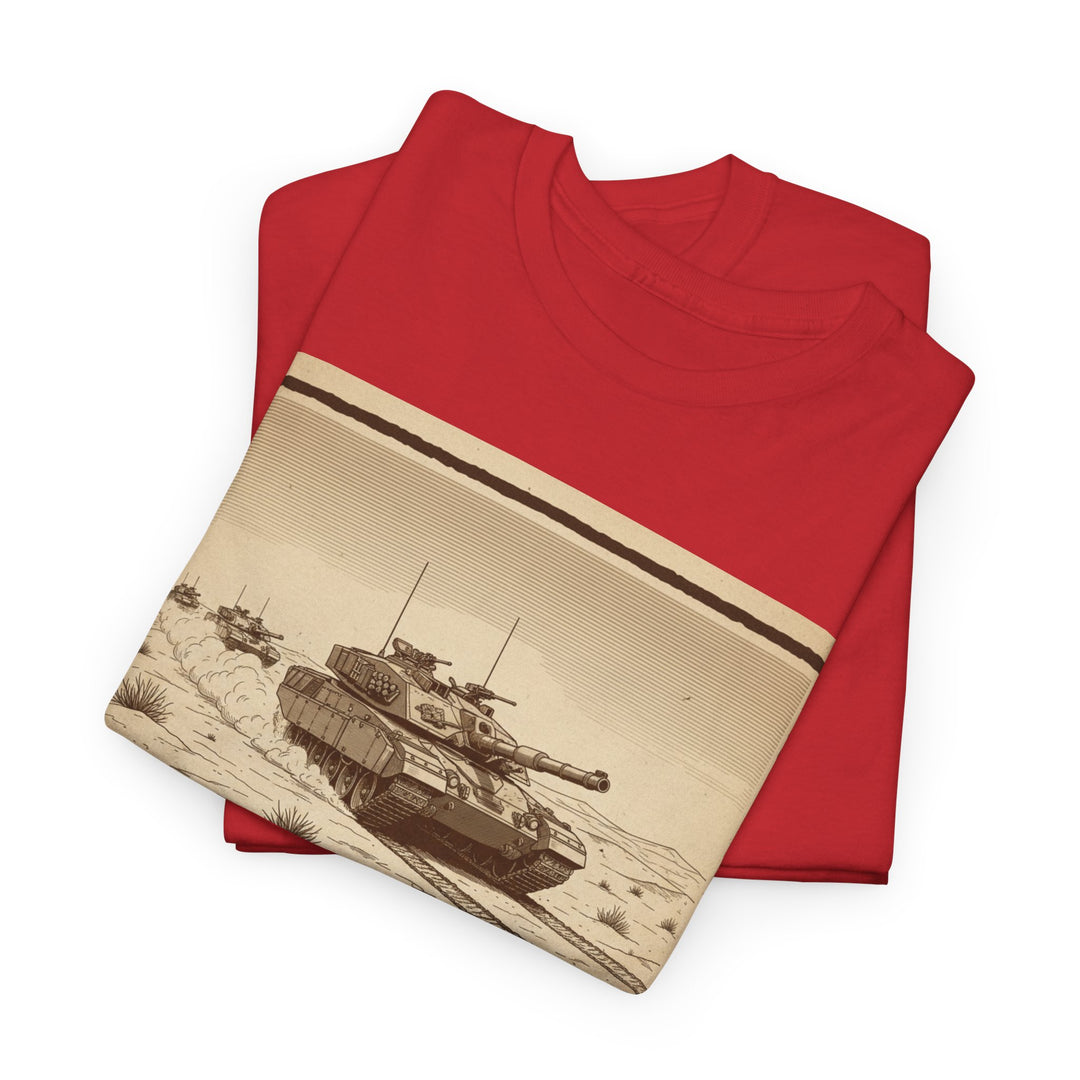 Challenger 2 Op Telic T-Shirt — Iraq 2003 Armoured Heritage Graphic