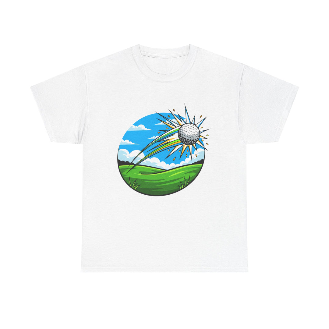 Sunrise Golf Graphic Tee – Scenic Golf Shirt