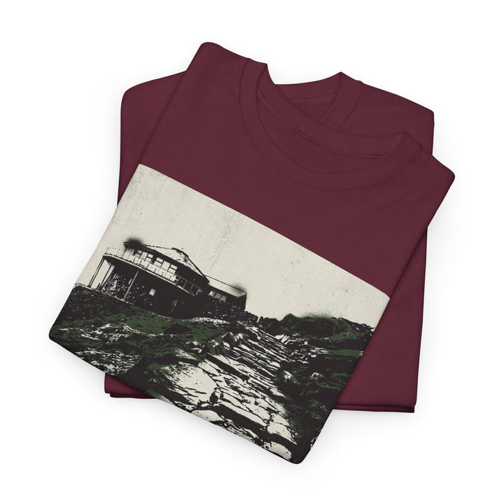 Snowdon 1085m Vintage Summit Tee — Mountain Coordinates Graphic T‑Shirt