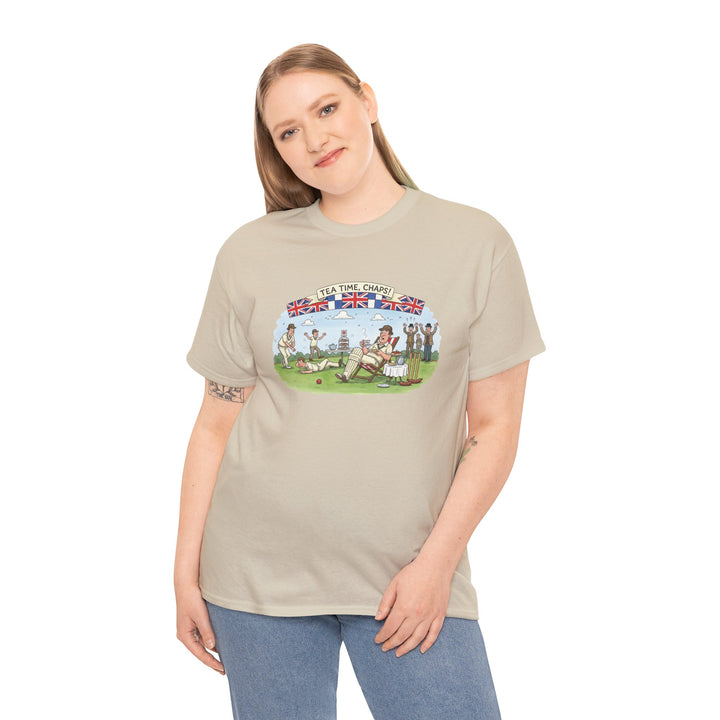Cricket Tea Time Graphic T-Shirt for Fans