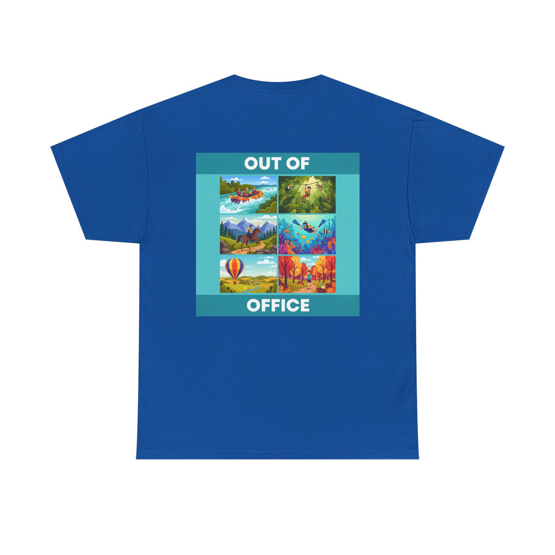 Out of Office Tee — Travel Scenes Graphic T-Shirt