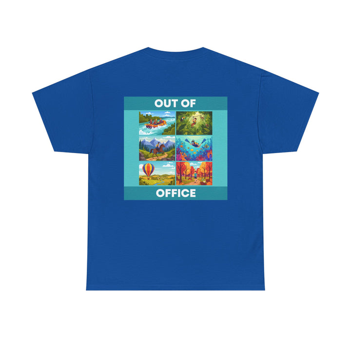 Out of Office Tee — Travel Scenes Graphic T-Shirt