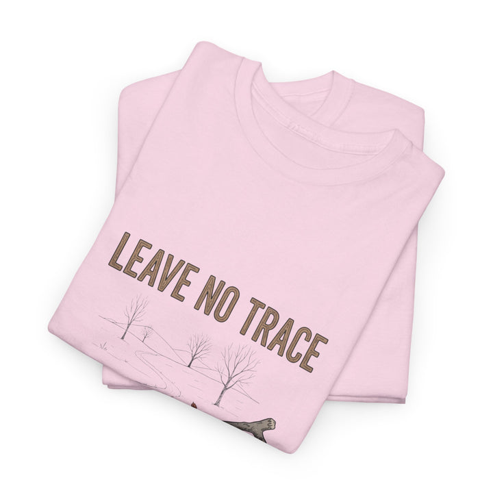 Leave No Trace Countryside Tee – a soft, breathable cotton T-shirt promoting respect for nature and responsible outdoor living.