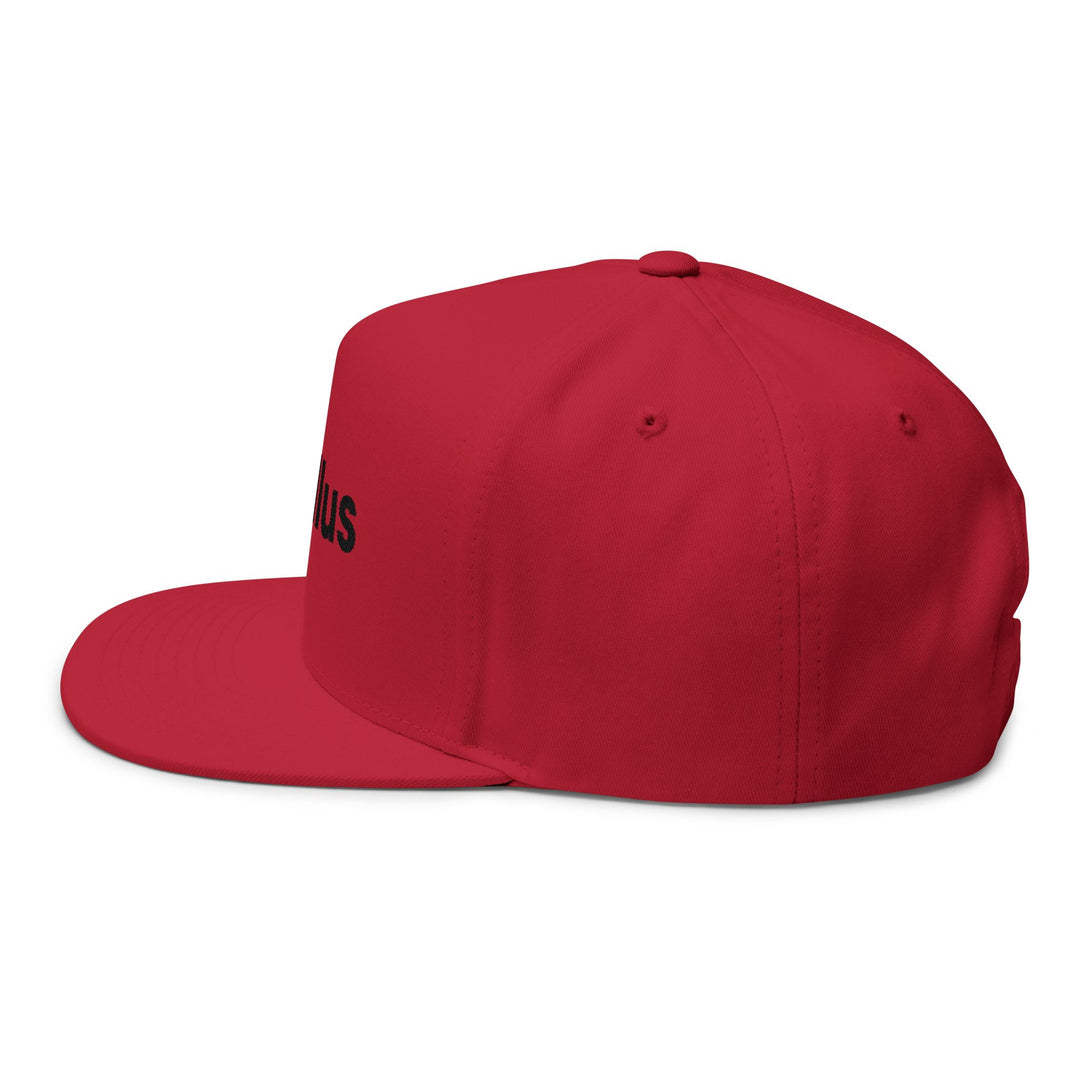Flat Bill Cap - Embroidered "GALLUS" Retro Patch Snapback