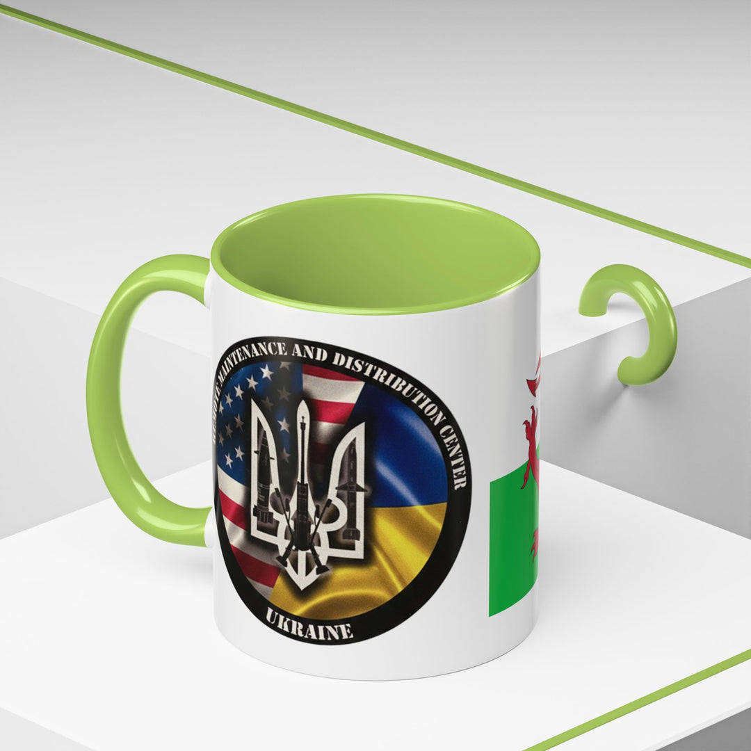 Wales Flag Accent Coffee Mug (11/15oz) – Red Welsh Dragon Tea &amp; Coffee Cup