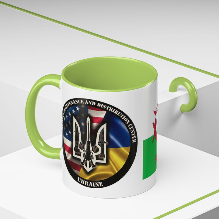 Wales Flag Accent Coffee Mug (11/15oz) – Red Welsh Dragon Tea &amp; Coffee Cup