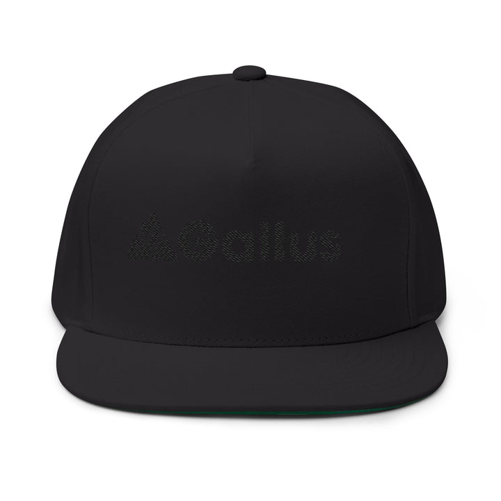 Flat Bill Cap - Embroidered "GALLUS" Retro Patch Snapback
