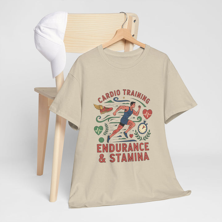 Cardio Training Tee - Fitness Running Workout Shirt