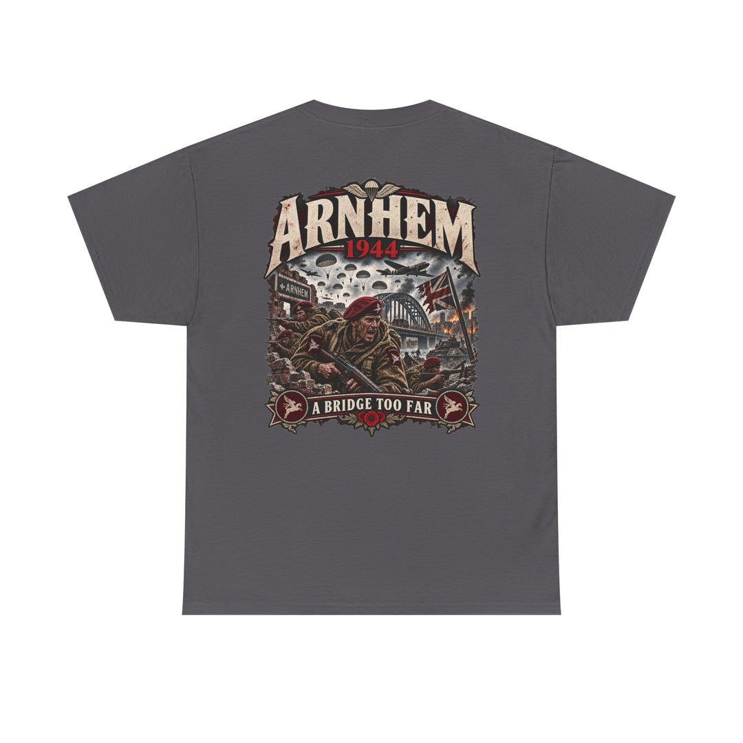 Arnhem 1944 Commemorative Tee — ‘A Bridge Too Far’ Military Tribute T-Shirt