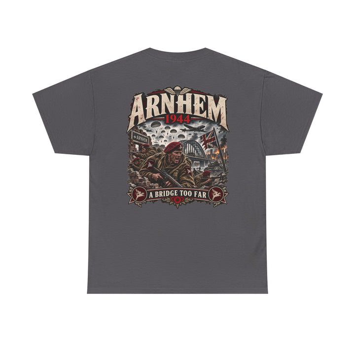 Arnhem 1944 Commemorative Tee — ‘A Bridge Too Far’ Military Tribute T-Shirt