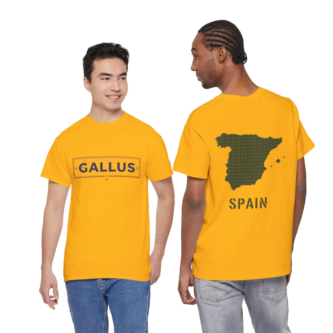 Spain Map T-Shirt • Gallus Logo Travel Tee