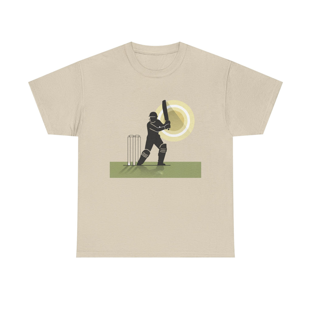 Cricket Player Silhouette T-Shirt
