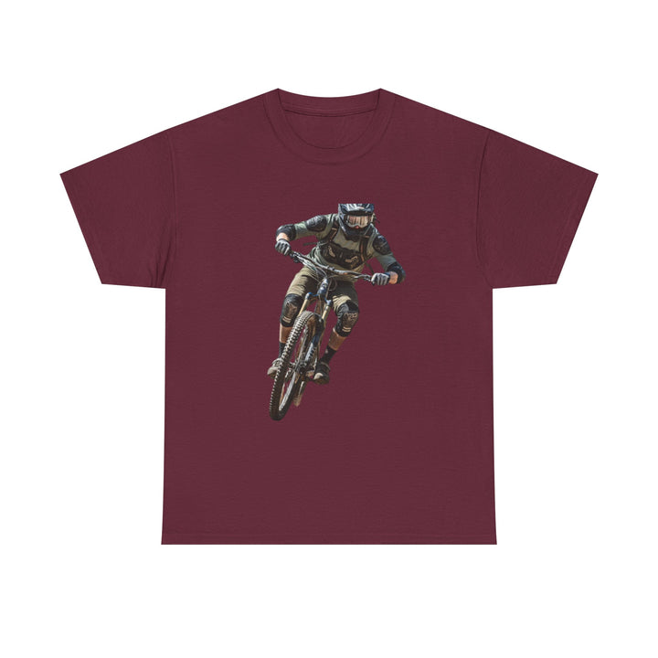 Downhill MTB Rider Graphic Tee