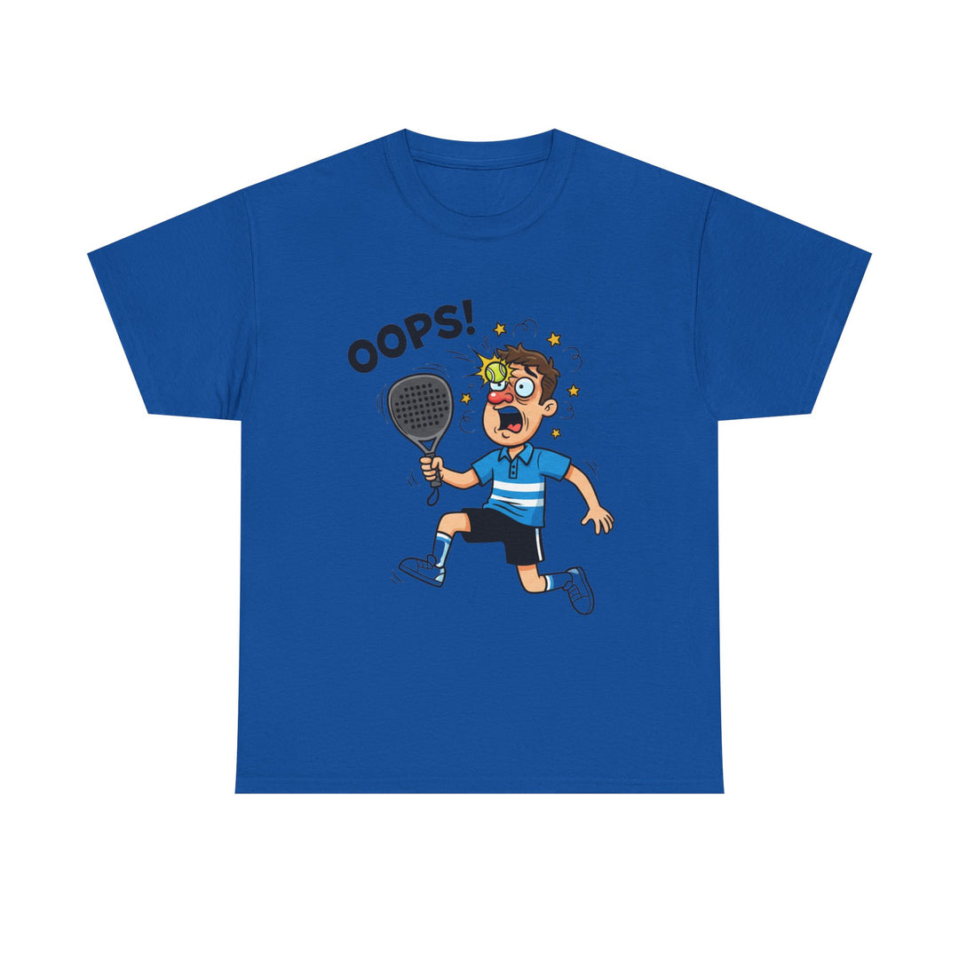 Cartoon Padel Oops! T-Shirt for Players
