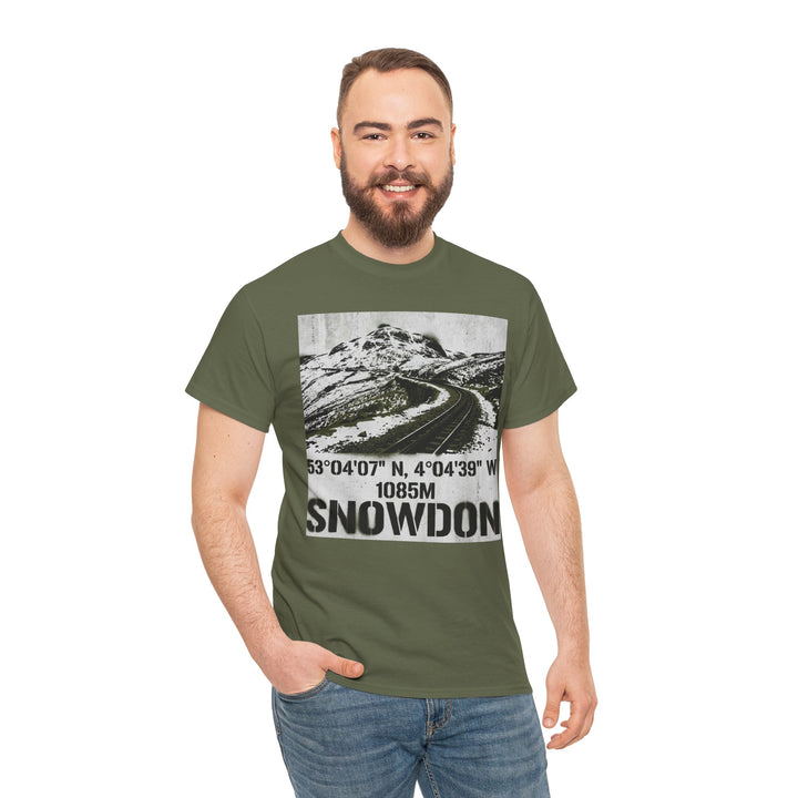 Snowdon Mountain Tee — Snowdon 1085M Coordinates Graphic T-Shirt